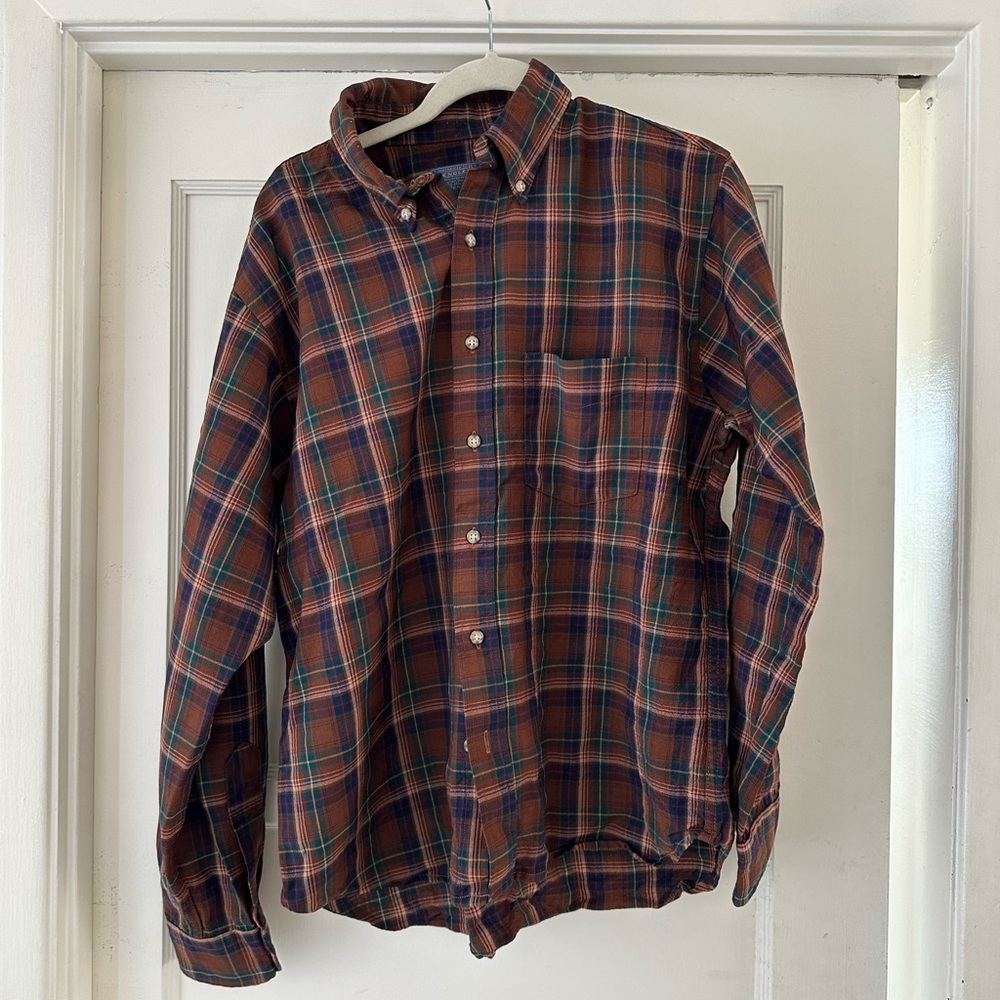 Pendleton Multicolor Plaid Button-Down Shirt - image 2